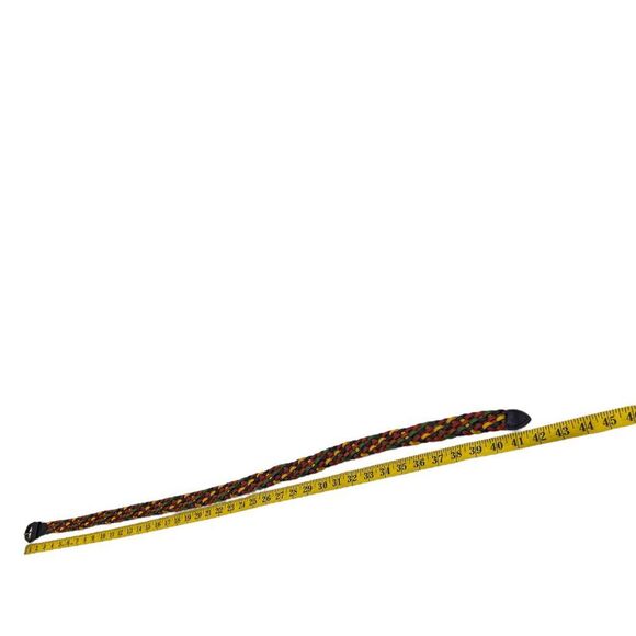 Vintage Genuine Leather Braided Multi Color Belt Size ML main image 10